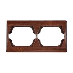 Alpina Ramka podwójna drewno Poziomy R2 H drewno 0742-32