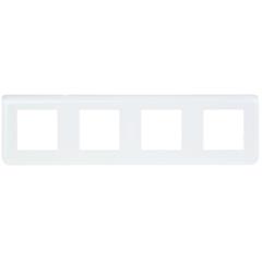 MOSAIC Ramka poczwórna pozioma /2moduły/ biała 078808