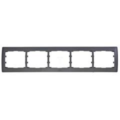 SISTENA LIFE Ramka pięciokrotna pozioma choco 771205