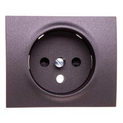 SISTENA LIFE Plakietka gniazda pojedynczego choco 771228