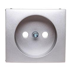 VALENA Gniazdo pojedyncze b/u 16A IP20 aluminium 770116