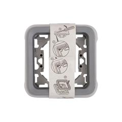 PLEXO55 Ramka pojedyncza szary 069681