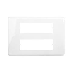 MOSAIC Ramka podwójna pozioma /6modułów/ biała 078836