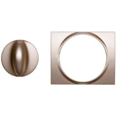 SISTENA LIFE Plakietka z pokrętłem titan 771457