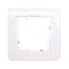 MOSAIC Ramka pojedyncza /2moduły/ antybakteryjna biała 078880