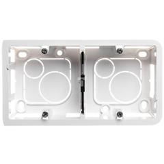 MOSAIC Puszka natynkowa pojedyncza pionowa /5modułów/ biały 080282