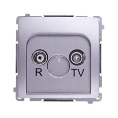 Simon Basic Gniazdo antenowe R/TV zakończeniowe do gniazd przelotowych stal inox BMZAK10/1.01/21 WMUA-01100z-J011