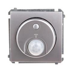 Simon Classic Łącznik z czujnikiem ruchu z przekaźnikiem aluminium metalizowane MCR10P.01/26 WMCR-001R0P-D018