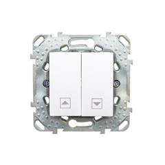 Unica Plus Łącznik żaluzjowy 250V 10A biel polarna MGU50.208.18Z