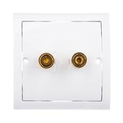 Simon Classic Gniazdo głośnikowe pojedyncze białe MGL2/11 WMCG-11000X-1013