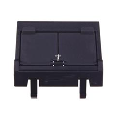 Simon Connect Płytka K45 gniada teleinformatycznego podwójnego 2xRJ skośna szary grafit KB80/14 TSC-KB80-14