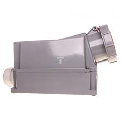 Gniazdo stałe 4P 125A 400V czerwone IP67 144-6p