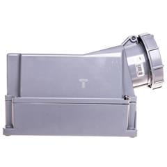 Gniazdo stałe 5P 125A 500V czarne IP67 145-7