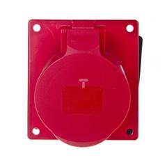 Gniazdo tablicowe 5P 32A 400V czerwone IP44 425-6f9