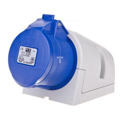 Gniazdo stałe 5P 16A 230V niebieskie IP44 115-9