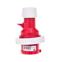 Wtyczka przenośna (zwrotnica faz) 16A 5P 400V czerwona IP67 70152-6