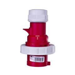 Wtyczka przenośna 32A 4P 400V czerwona IP67 70242-6