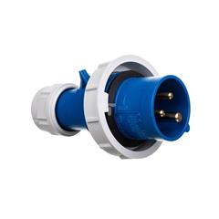 Wtyczka przenośna 16A 3P 230V niebieska IP67 0132-6