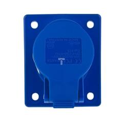 Gniazdo tablicowe 2P+Z 16A 230V niebieskie IP44 413-6