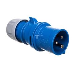 Wtyczka przenośna 16A 3P 230V niebieska IP44 013-6v