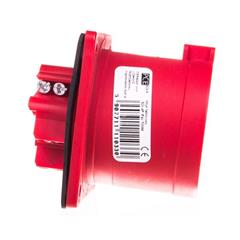 Wtyczka odbiornikowa 4P 32A 400V czerwona IP44 624-6
