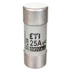 Wkładka bezpiecznikowa cylindryczna 22x58mm 25A gG 690V CH22 002640013