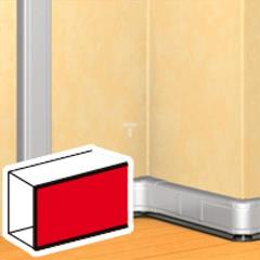 Pokrywa 85x 2000mm szary DLP 85 ALU 011111