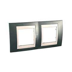 Unica Plus Ramka podwójna terra manganowa pozioma MGU6.004.524