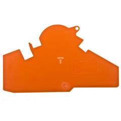 Ścianka końcowa pomarańczowa 282-387 /10szt./