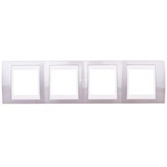 Unica Plus Ramka poczwórna pozioma MGU6.008.524