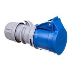 Gniazdo przenośne 3P 16A 230V niebieskie IP44 213-6TT