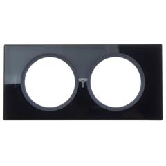 CELIANE Ramka podwójna czarny szkło Poziomy i pionowy Szkło i Porcelana 069302