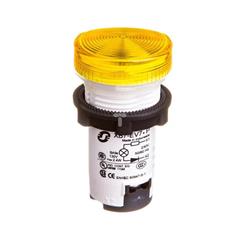 Lampka sygnalizacyjna 22mm żółta 230V AC XB7EV75P