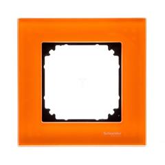 Merten System M Ramka pojedyncza szklana kalcytowy MTN404102