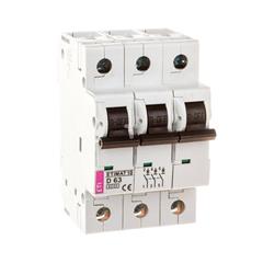 Wyłącznik nadprądowy 3P D 63A 6kA AC ETIMAT10 002155722
