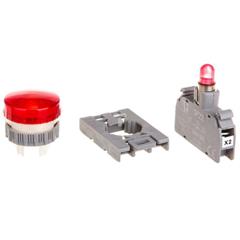 Lampka sygnalizacyjna 22mm czerwona 220V DC SP22-LC-220-LED-DC