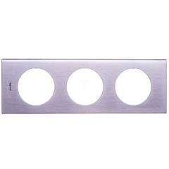 CELIANE Ramka potrójna stal niedz. Poziomy i pionowy 069103