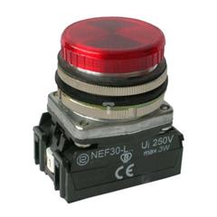 Lampka sygnalizacyjna 30mm czerwona 24-230V AC/DC W0-LDU1-NEF30LD/W3 C