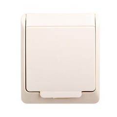 Hermes Gniazdo pojedyncze kremowe z PE 16A GNT 0321-04