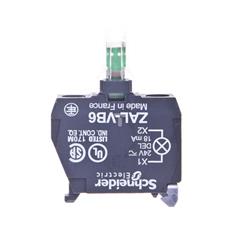 Zestaw świetlny z diodą LED niebieski 24V AC/DC ZALVB6