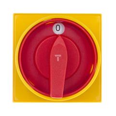 Łącznik krzywkowy 0-1 25A 2P do wbudowania żółto-czerwony ŁK25R-1.828\P08
