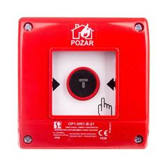 Przycisk ppoż. natynkowy 2Z 1R czerwony OP1-W01-B\21