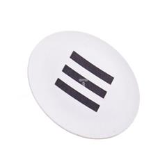 Wkładka przycisku 22mm płaska biała z symbolem III ZBA137