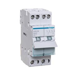 Przełącznik modułowy 1-0-2 16A 2P SFB216