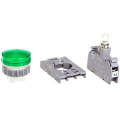 Lampka sygnalizacyjna 22mm zielona 24V AC/DC SP22-LZ-24-LED\AC/DC