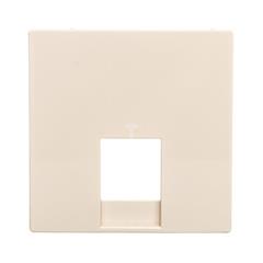 Merten System M Płytka centralna pojedyncza gniazda telefonicznego RJ11/RJ12 kremowa MTN469644