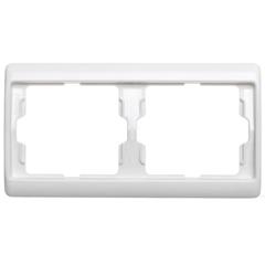 Berker Arsys Ramka podwójna śnieżnobiały tworzywo Poziomy 13630069