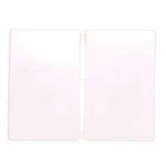 Klawisz 2-biegunowy przycisk 2x śnieżnobiały tworzywo 14350069