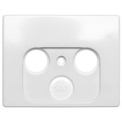 Arsys Płytka centralna do gniazda antenowego snieżnobiała biała 12010179