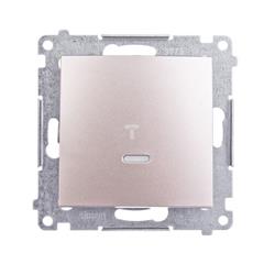 Simon 54 Łącznik jednobiegunowy złoty mat DW1ZL.01/44 WMDL-011xx1-044